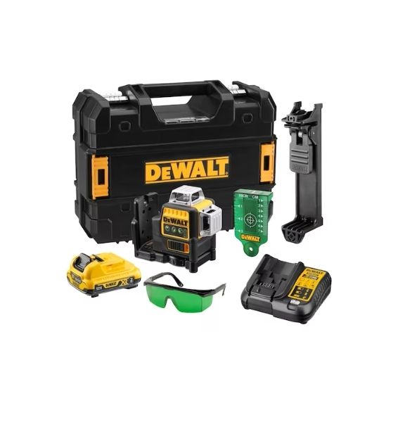 Dewalt DCE089D1G-QW Yeşil 3x360 10,8 V Li-ıon Hizalama Lazer