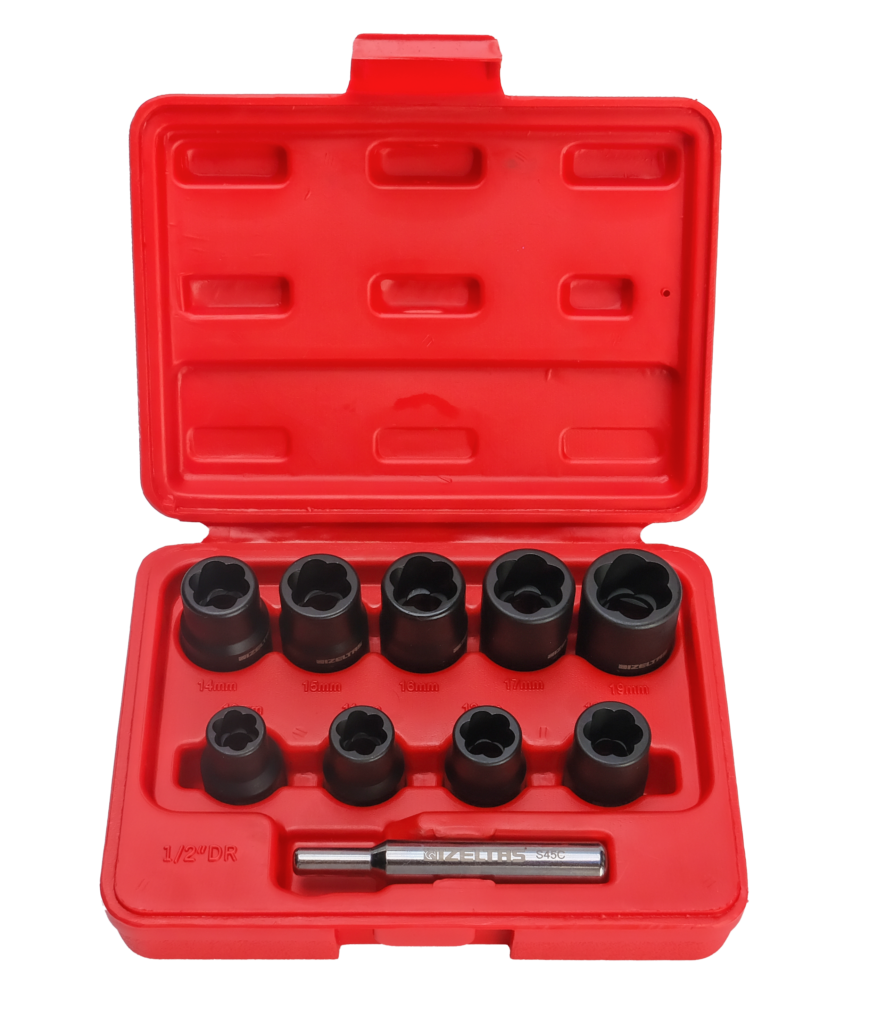 İzeltaş 1/2” Twist Lokma Anahtar Set (10 parça, mm)