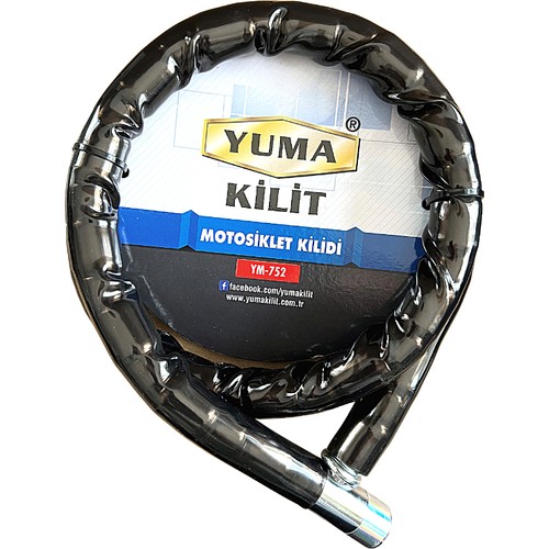 Yuma Motorsiklet Kilidi(752) Körüklü/Boy 120 Cm Çap 22 Mm