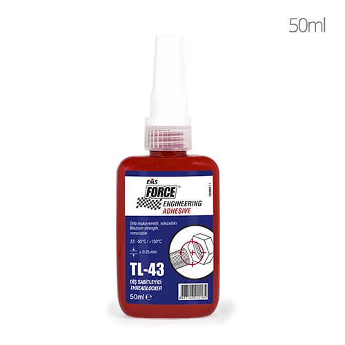 Force TL-43 Civata Sabit. Orta Kuvvet 50 Ml