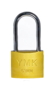 Ymk Eko Sarı Boyalı Döküm Uzun Kancalı Asma Kilit 32mm 1232BL