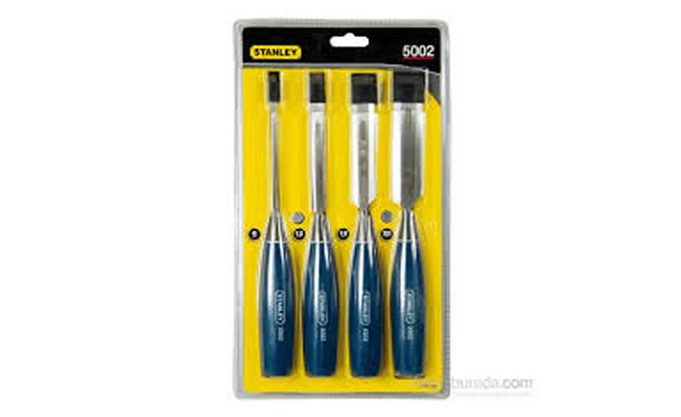Stanley 5002 Mavi Seri Iskarpela 4Lü Set 6-12-18-25Mm