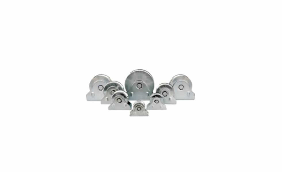 Çift Rulmanlı Kancalı Makara 70 Mm V Tipi