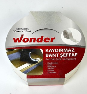 Wonder Kaydırmaz Bant Şeffaf 50mmx5mt