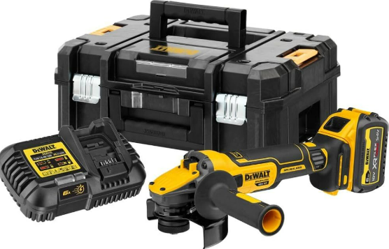 Dewalt DCG409T1 18V 6.0Ah 125mm Akülü Taşlama Makinesi (TS)