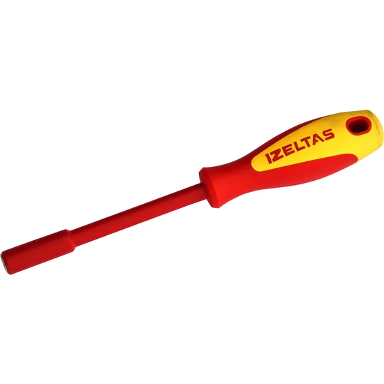 İzeltaş 1000V Süngüsü İzoleli Manyetik Bits Tutucu Tornavida 6.3X120 1000 V