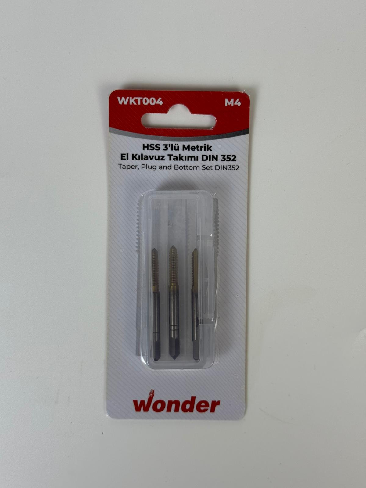 Wonder Hss Kılavuz Takımı 3 Lü M10
