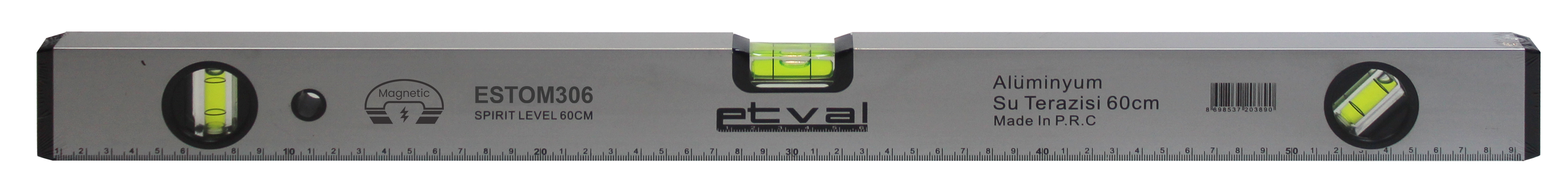 Etval Mıknatıslı Su Terazisi 80 Cm