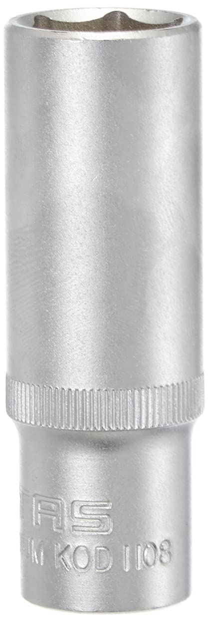 İzeltaş 1/2" Altı Köşe Derin Lokma Anahtar 15 Mm