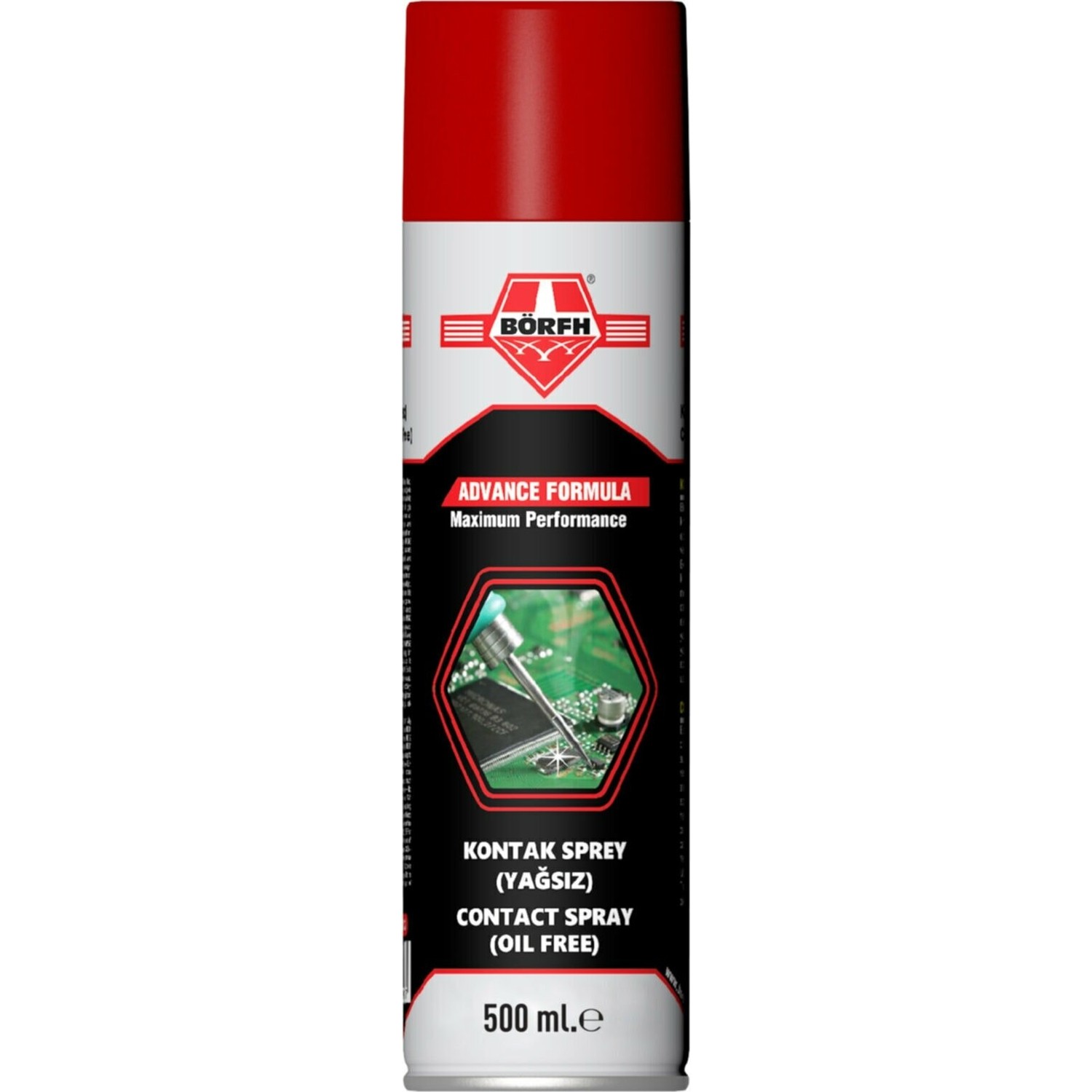 Börfh Kontak Sprey Yağsız 500 Ml