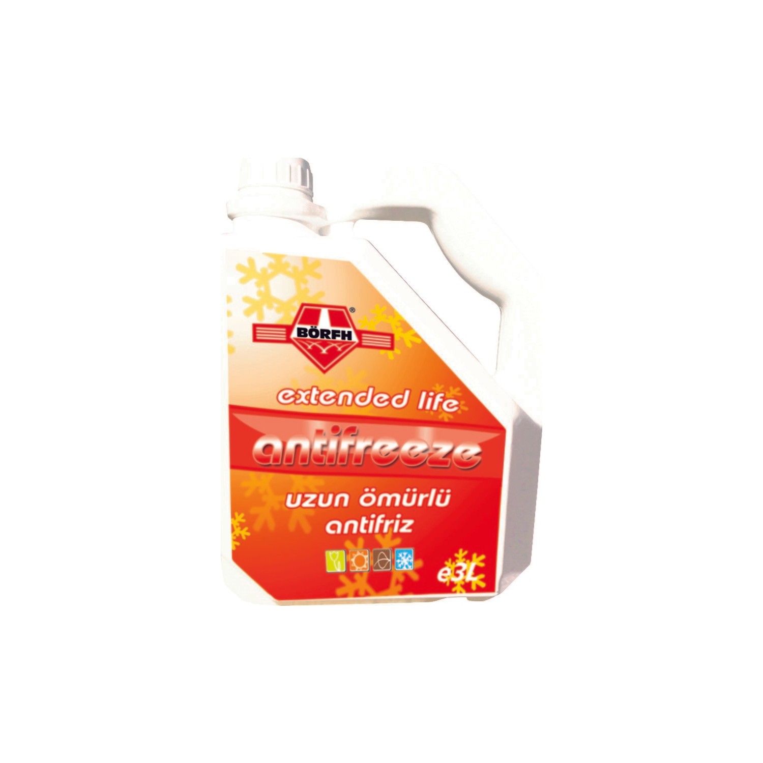 Börfh -40 Motor Antifirizi Kırmızı 3 Lt