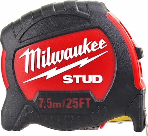 Milwaukee Şerit Metre Stud Gövde 7,5mt/25mm