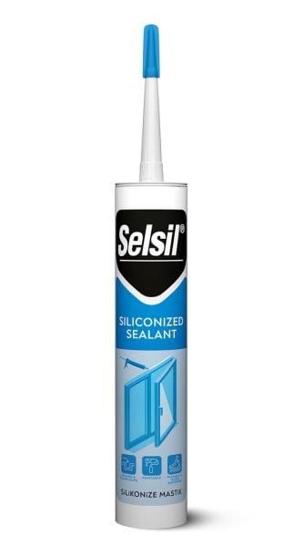 Selsil Silikonize Mastik Beyaz 450 Gr(52350)