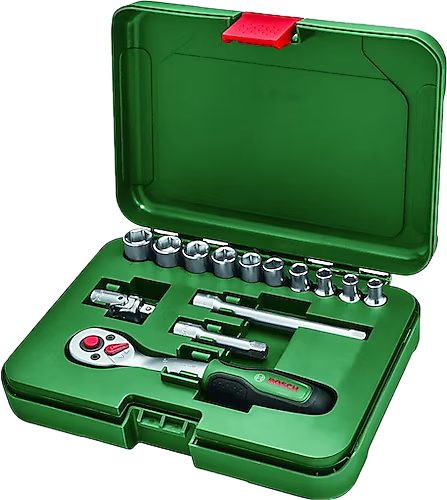 Bosch Lokma Seti 14 Parça (1/4" Cırcırlı)