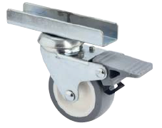 Lbf 16 Tpw 050 Geçmeli U Tablalı Frenli Termoplatik Teker 18Mm