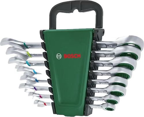 Bosch Cırcır Kombine Anahtar Seti 8 Parça