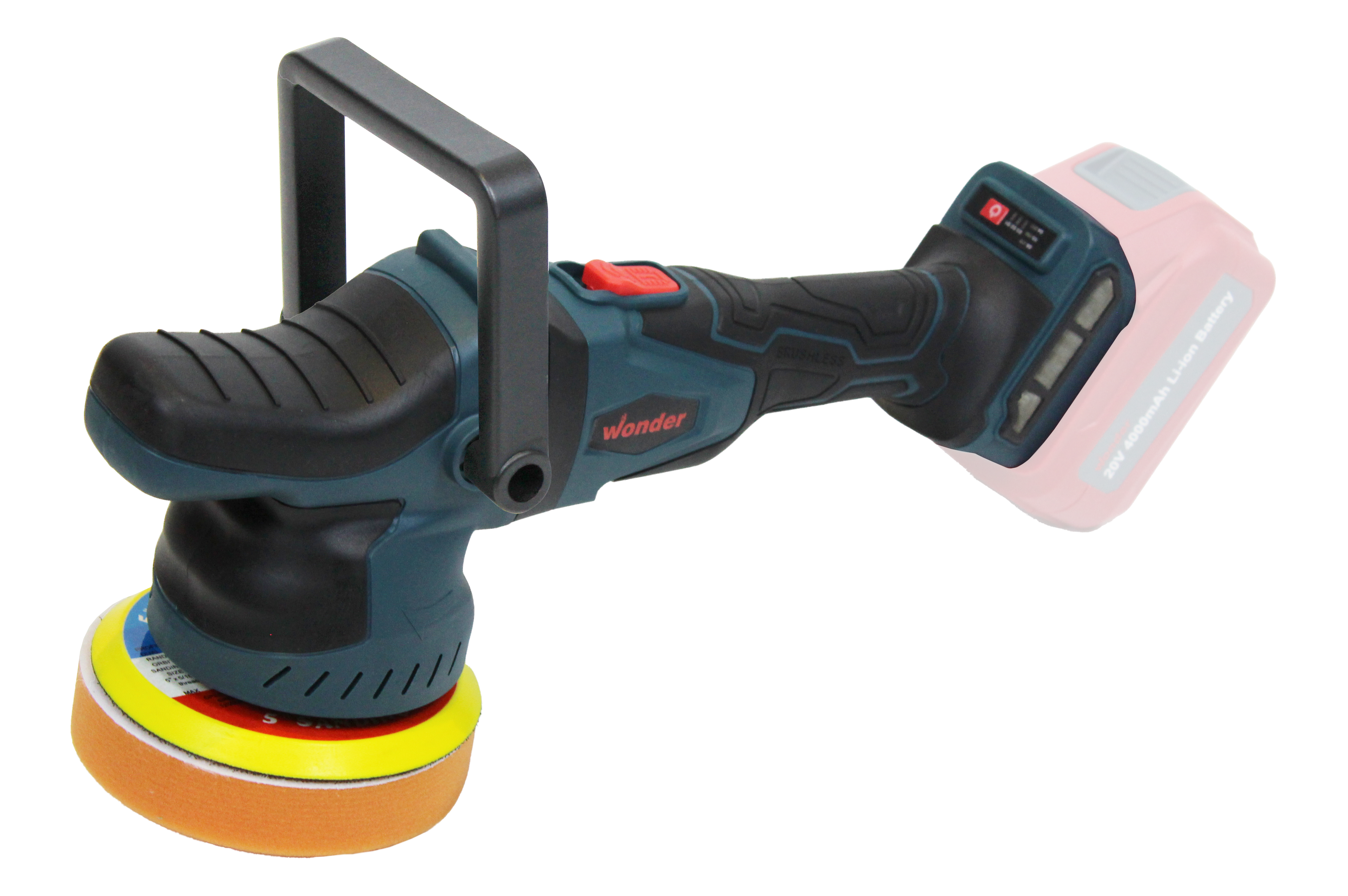 Wonder WAZ11 20V Aküsüz Kömürsüz Orbital Polisaj 125Mm
