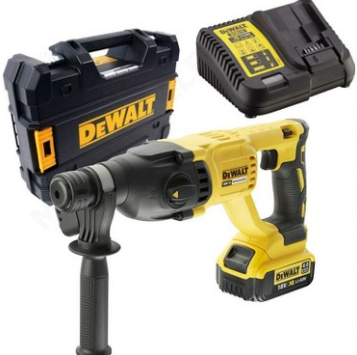 Dewalt DCH133M1-QW Kırıcı/Delici Sds Plus Kömürsüz 18V 4,0Ah (Tek Akü) 2,6J (TS)