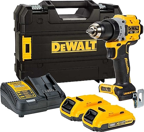 Dewalt DCD800D2T-QW Kömürsüz Darbesiz Matkap 18V 2.0Ah