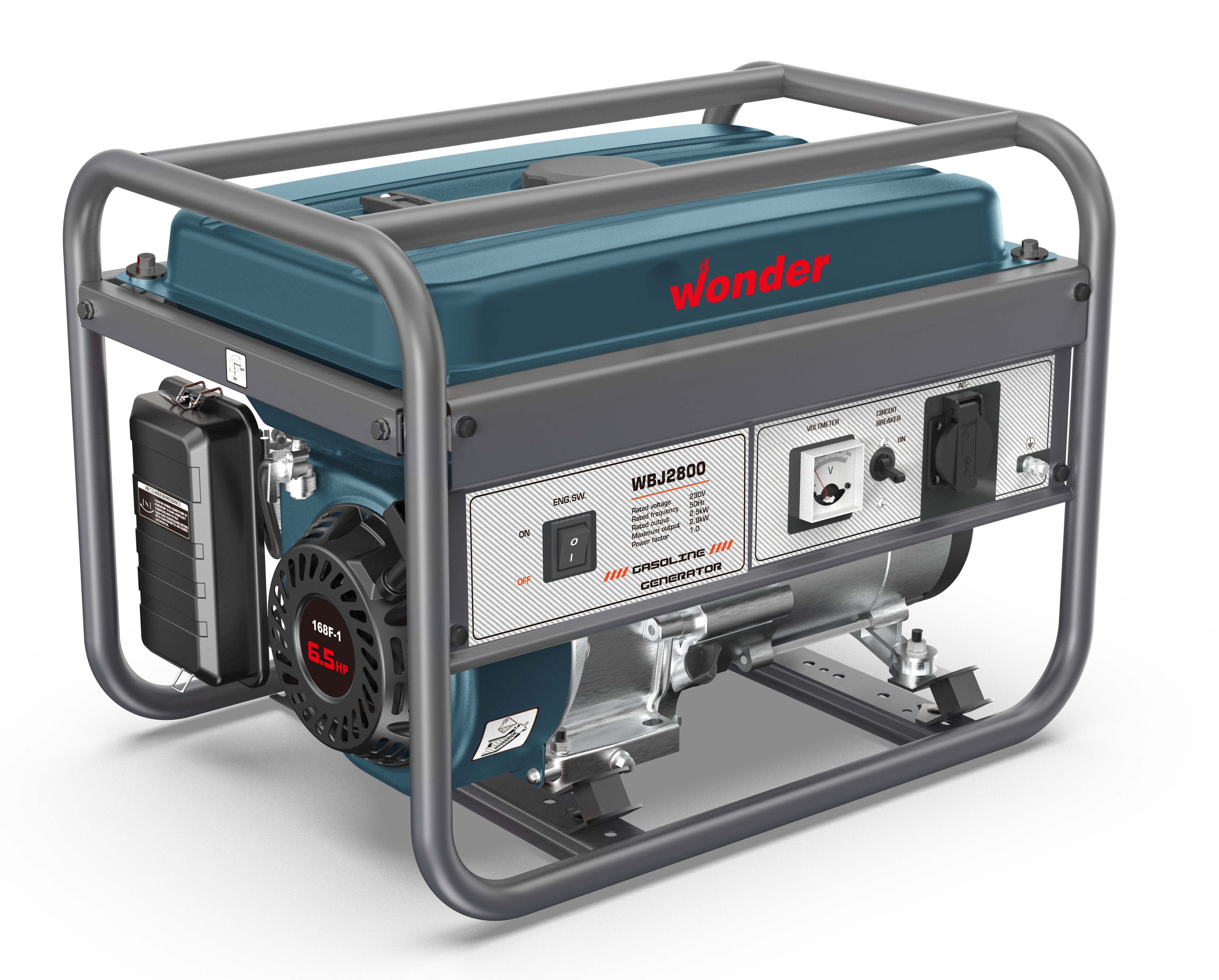 Wonder Benzinli Jeneratör İpli 3.5KVA (2.8KW )