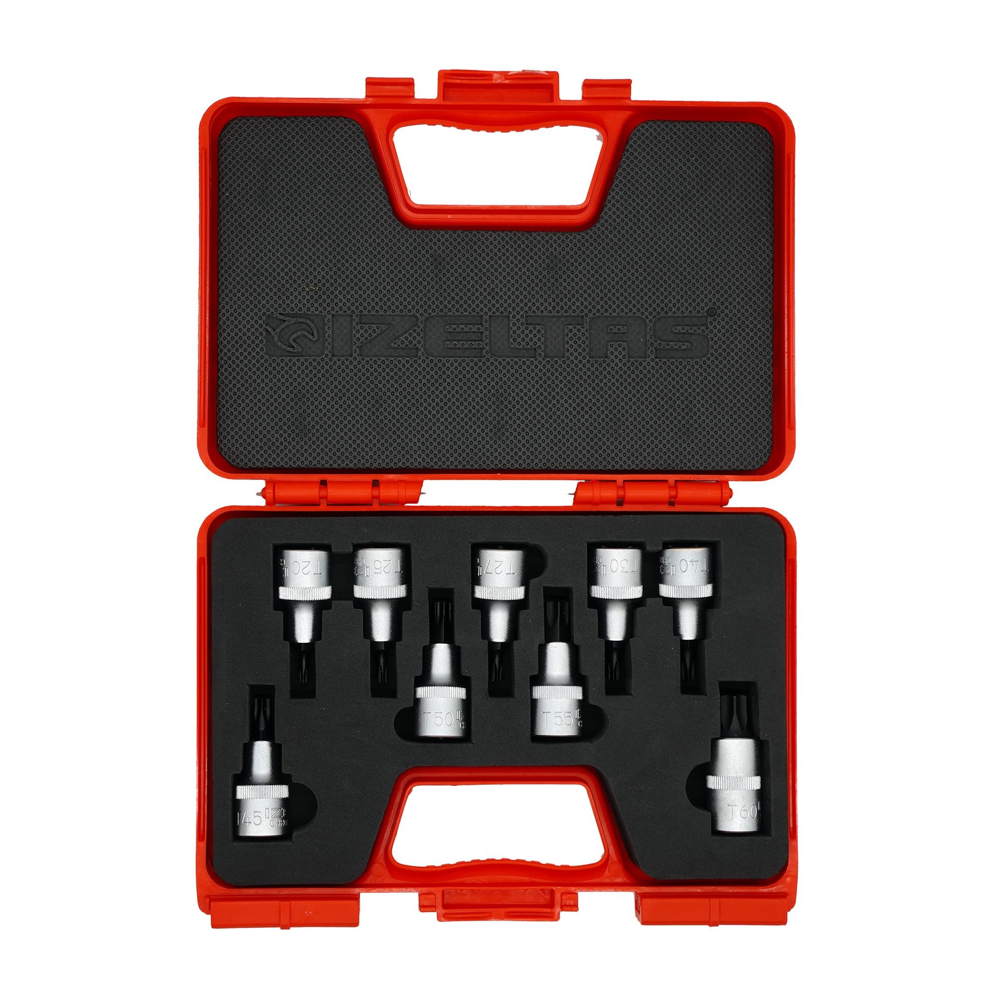 İzeltaş Lokmalı Torx Uç Takımı 1/2" 9'Lu