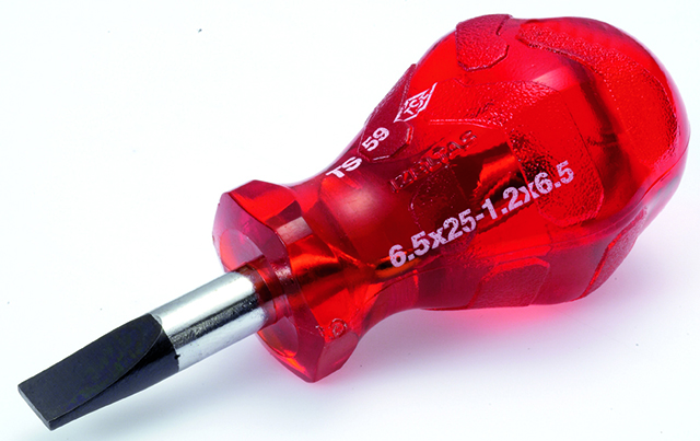 İzeltaş Kraft Seri Topaç Düz Tornavida 6.5X25
