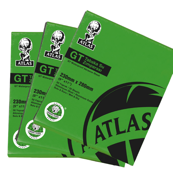 Atlas Gt 888 Kalite Kırmızı Su Zımpara 600 Kum
