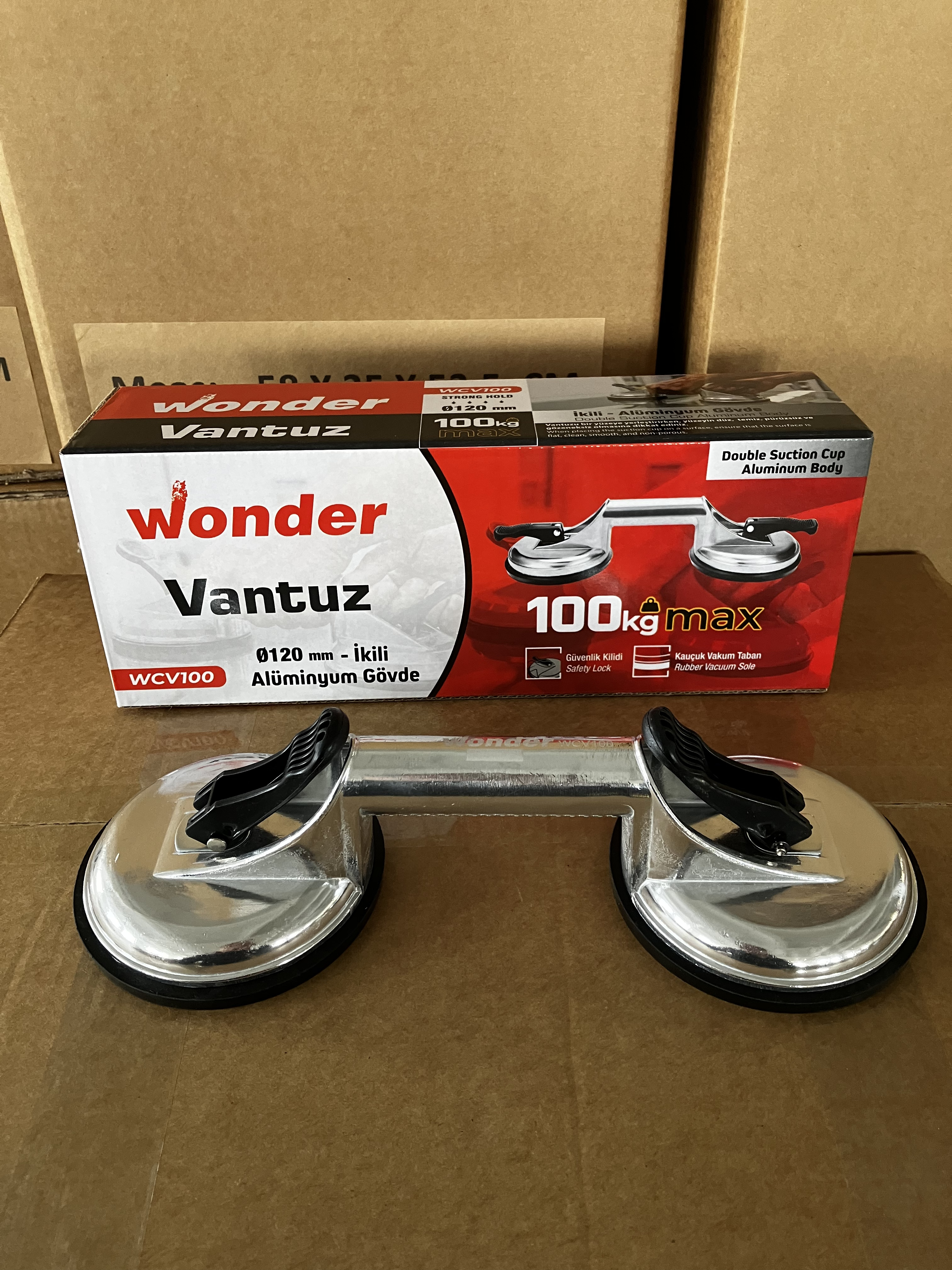 Wonder Alüminyum Cam Vantuzu İkili