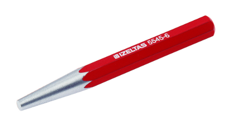 İzeltaş 8 Mm Düz Pim Zımba Boyalı