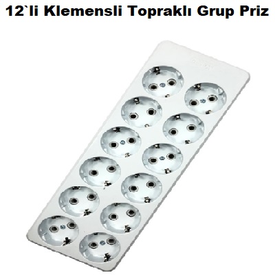 Far Lara 12 li Grup Priz Klemensli