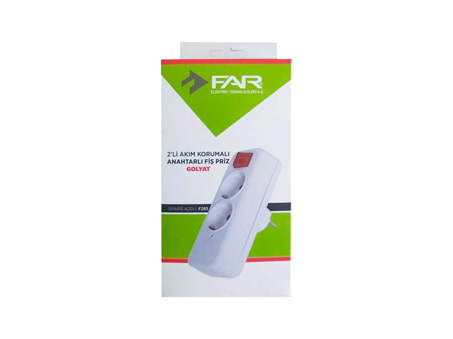 Far 2'li Anahtarlı Akım Korumalı Golyat