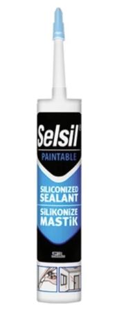 Selsil Silikonize Mastik Beyaz 500 Gr(162232)