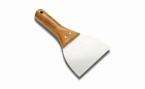 Dekor Macun Spatulası Ahşap Saplı Yay Çeliği 14 Cm