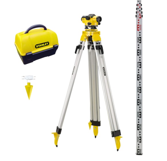 Stanley 1-77-160 Lazer Optik Nivo Al 24 Gvp Kit
