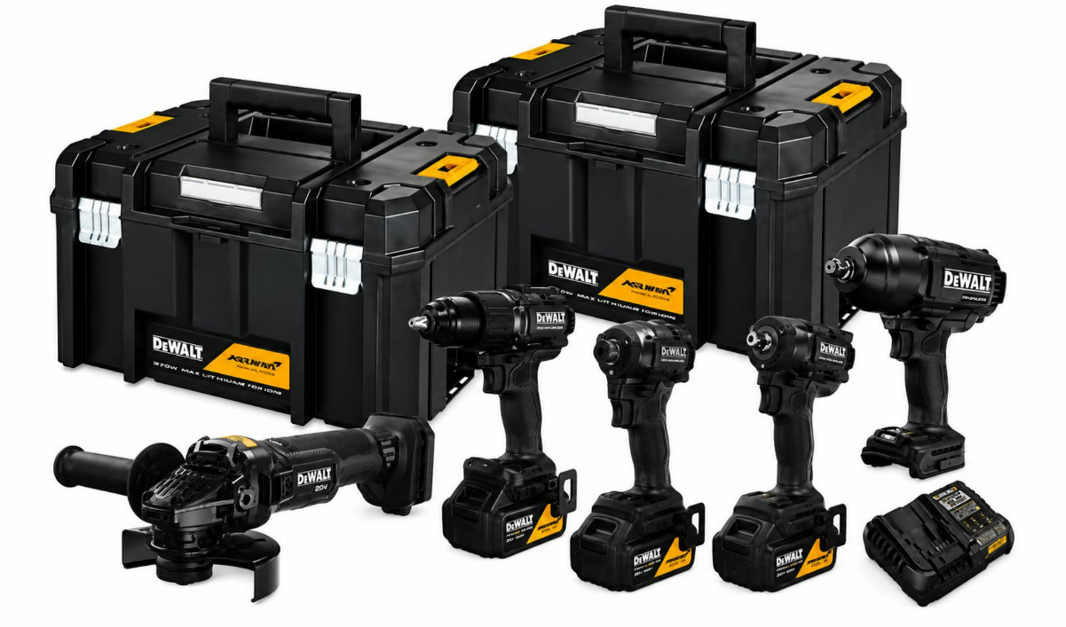 Dewalt X Mclaren DCD86M Darbeli Matkap + DCF99M Somun Sıkma + DCG45M 125 Mm Avuç Taşlama + DCF86M Kompakt Tornavida + DCF92M Kompakt Somun Sıkma