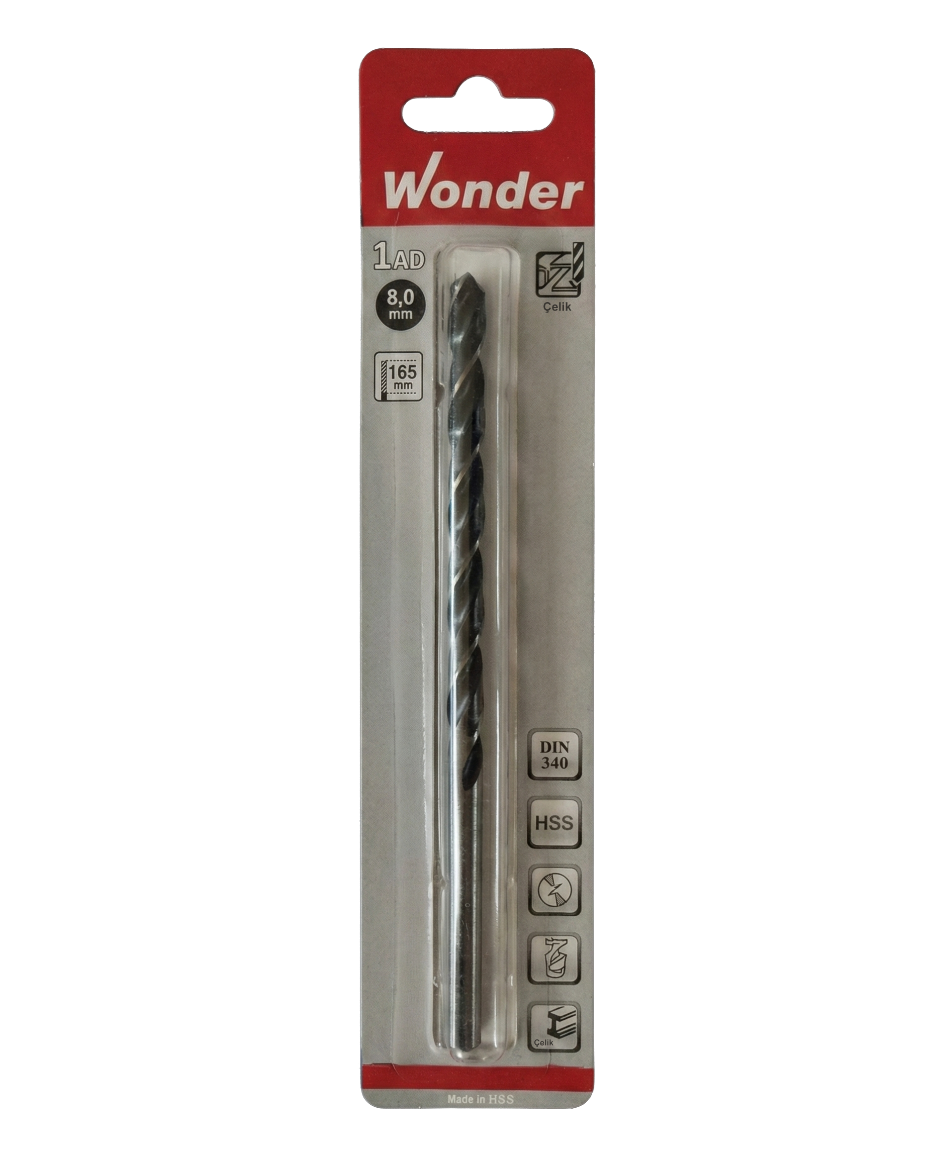 Wonder Hss Matkap Ucu Uzun Blisterli 12 205 Mm